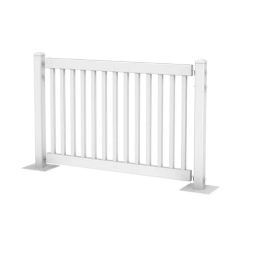 White metal Fence / Barricade