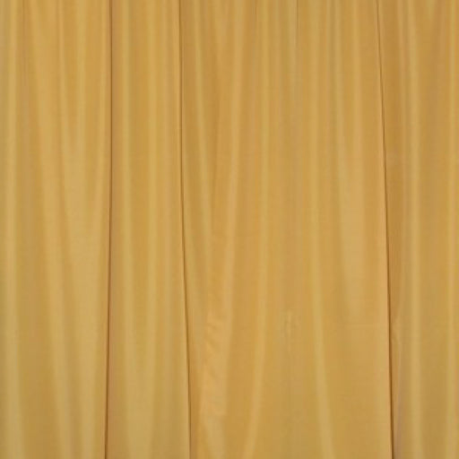 Pipe & Drape with Gold Curtain