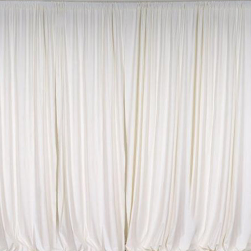 Pipe & Drape with Ivory Curtain