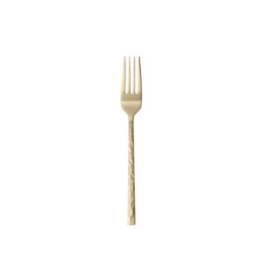 Arezzo Hammered Brushed Champagne Flatware Collection