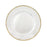 Gold Beaded Rim Glass Charger Plate
