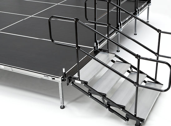 Adjustable Stairs for Portable Staging