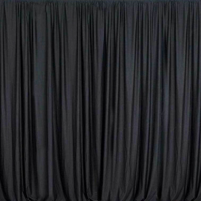 Pipe & Drape with Black Curtain