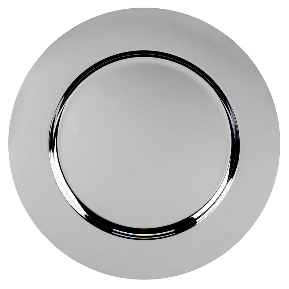 Chrome Charger Plate