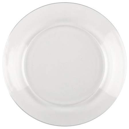 Clear Glass Charger Plate