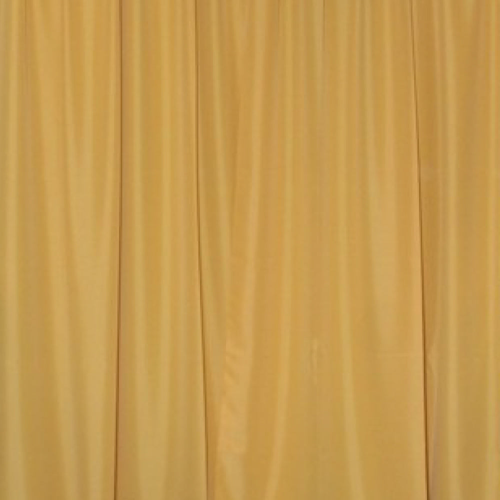 Pipe & Drape with Gold Curtain