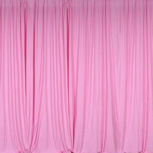Pipe & Drape with Light Pink Curtain