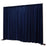 Pipe & Drape with Navy Blue Curtain