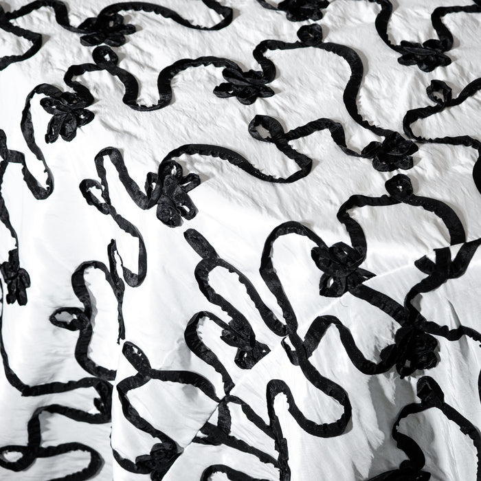 White Azalea Design Polyester