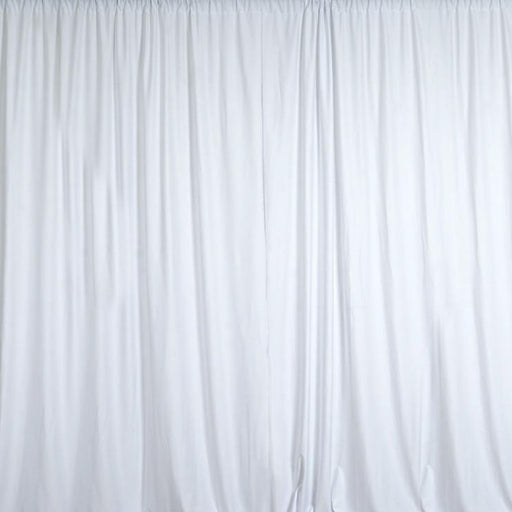 Pipe & Drape with White Curtain