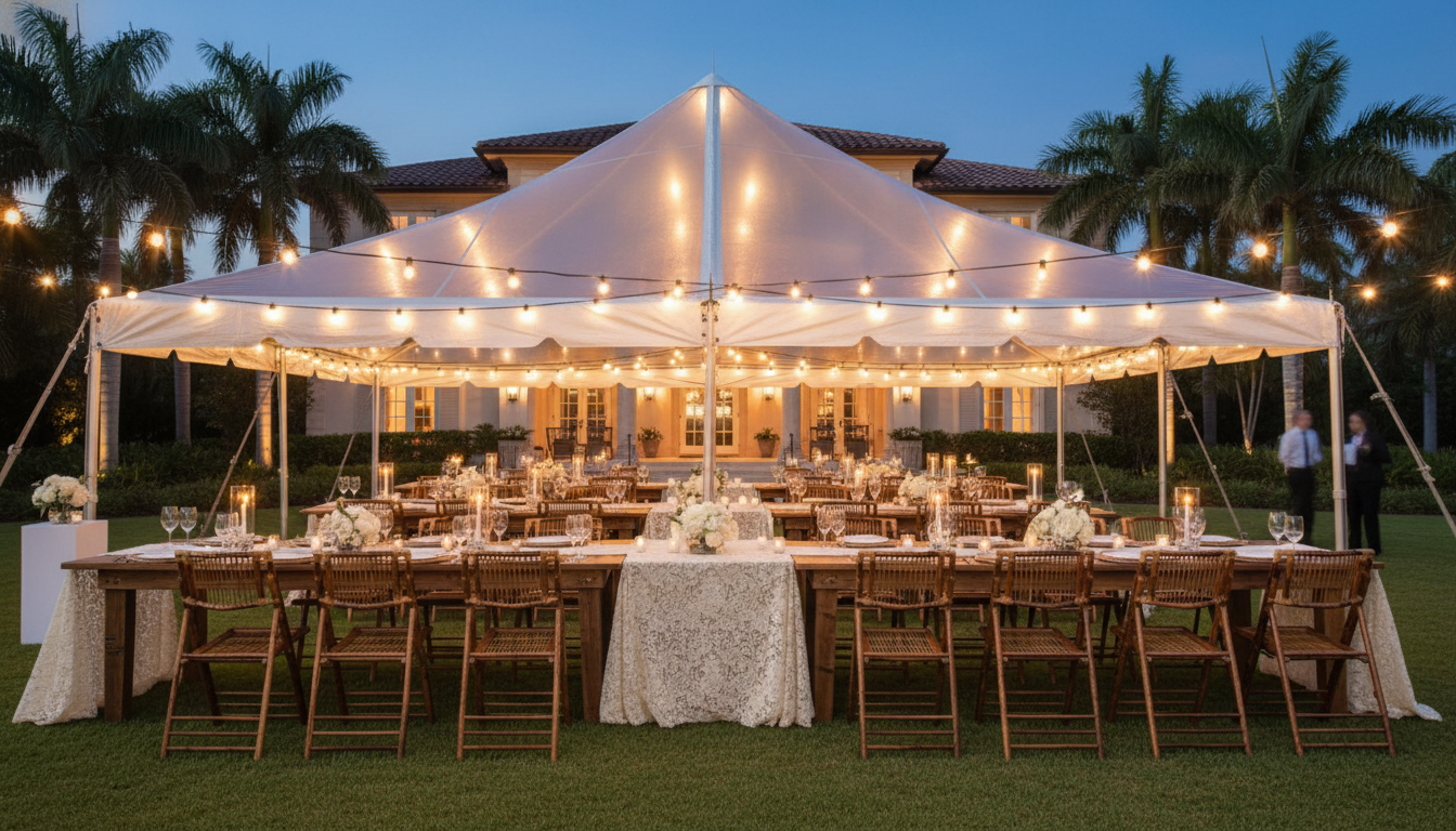 Estate frame tent