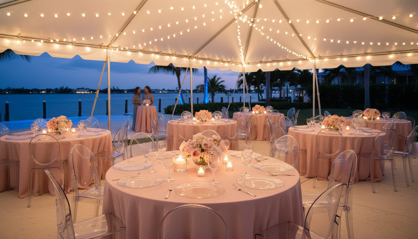 Poolside in blush