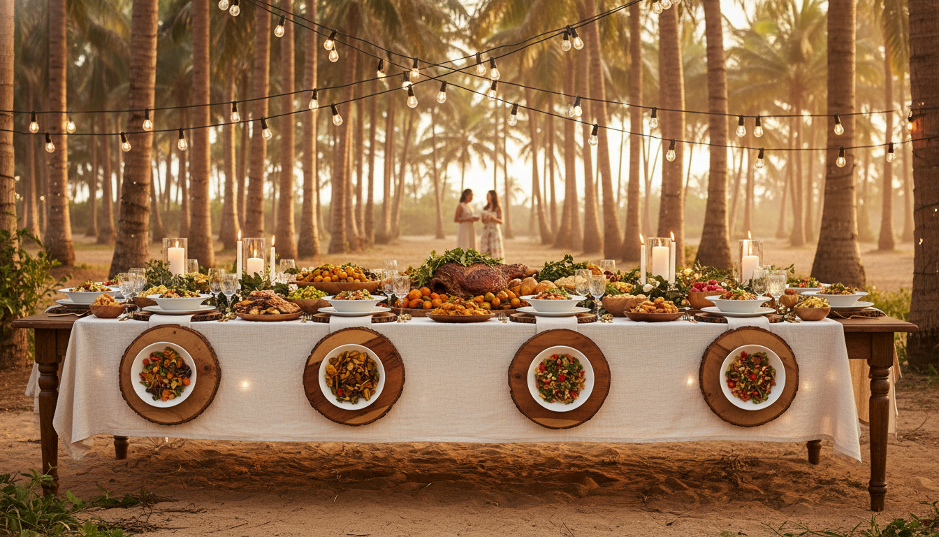 Family-style feast